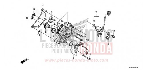 DEMULTIPLICATEUR NC750XDE de 2014